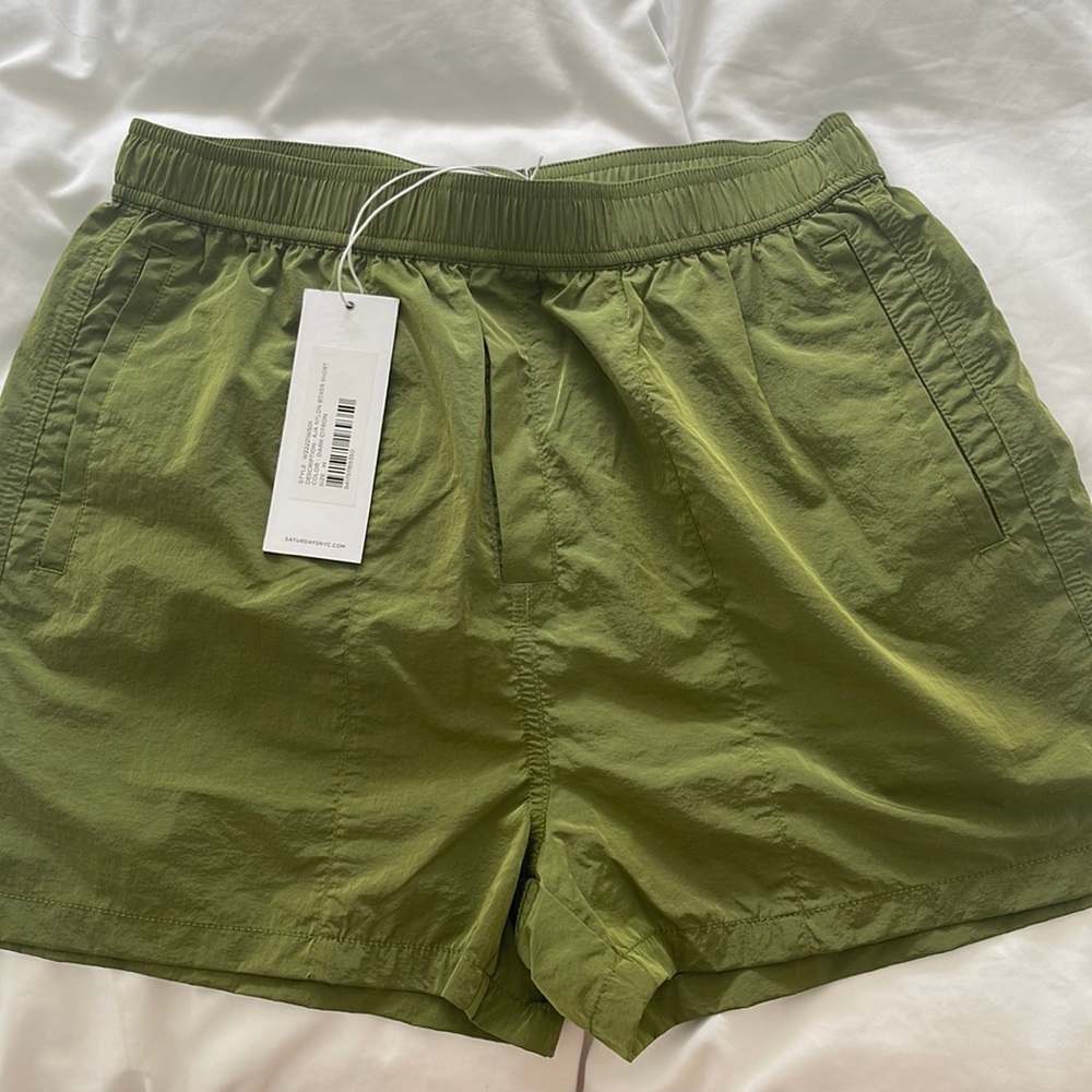 Saturdays New York City Aja Nylon Boxer Short Size M